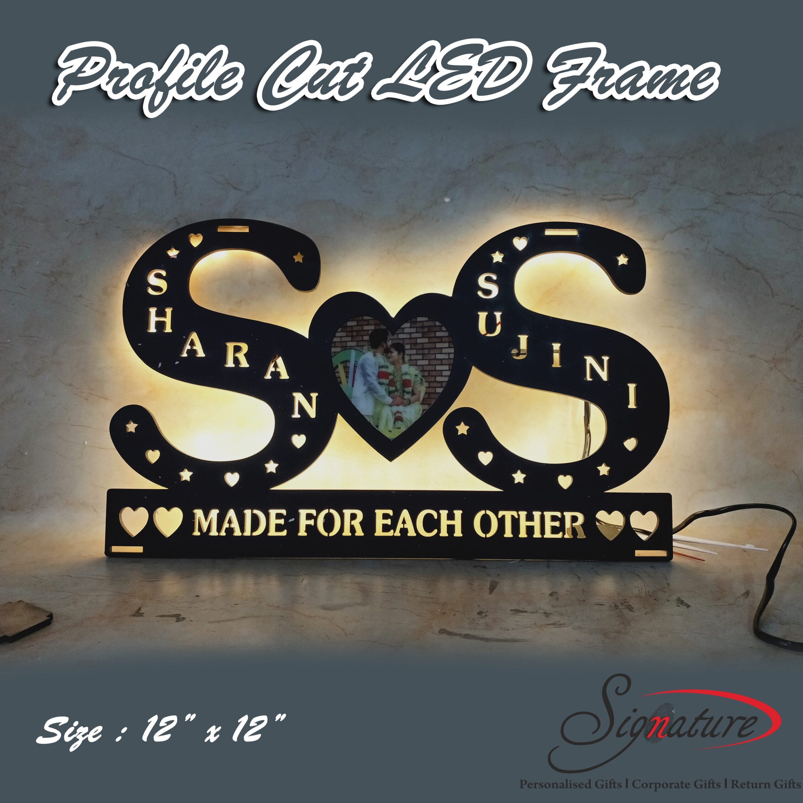 LED Letter Frame