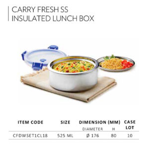 Carry Fresh SS Insulated Lunch Box