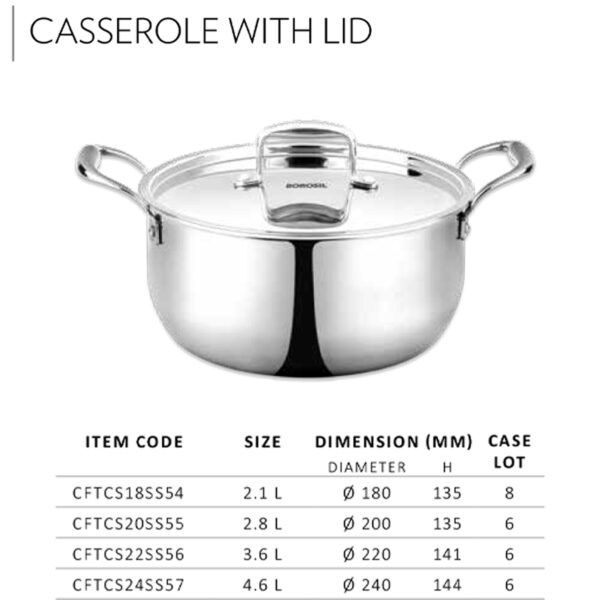 Casser Role with Lid