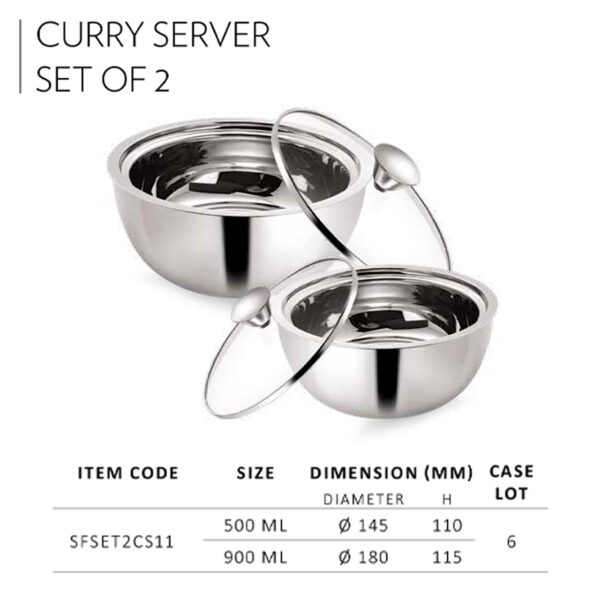 Curry Server Set of 2