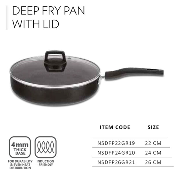Deep Fry Pan with Lid