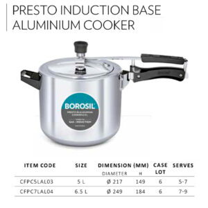 Presto Induction Base Aluminium Cooker 02