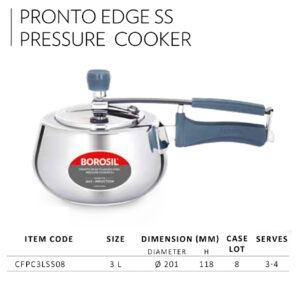 Pronto Edges SS Pressure Cooker