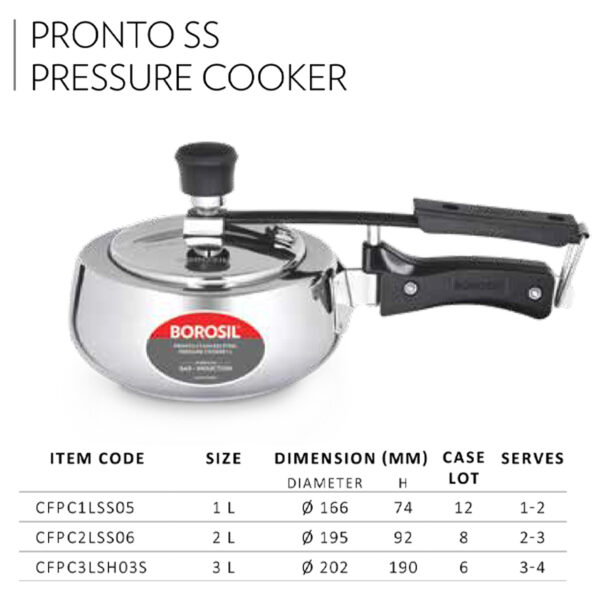 Pronto SS Pressure Cooker