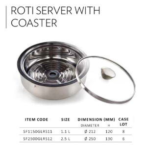 Roti Server Withy Coaster