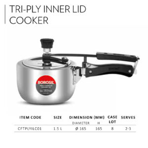 Tri Ply Inner LID Cooker