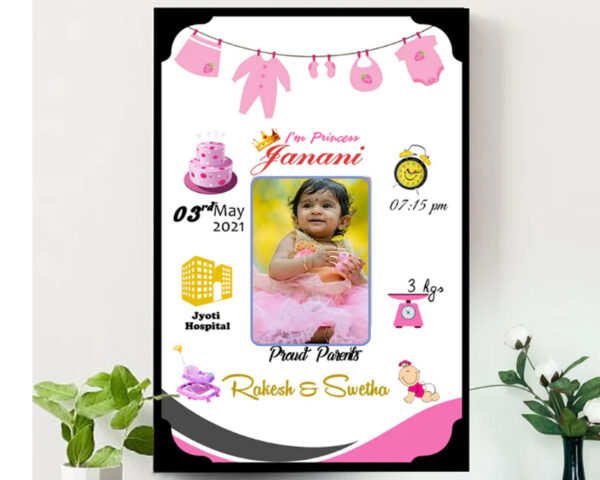 Born Baby Frame